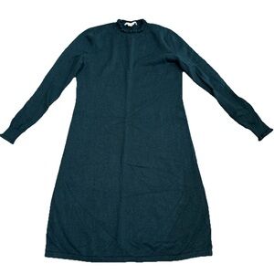 Boden Hunter Green Sweater Dress Mock Neck Size 8